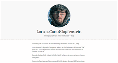 Desktop Screenshot of lorenz.klopfenstein.net