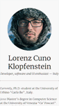 Mobile Screenshot of lorenz.klopfenstein.net